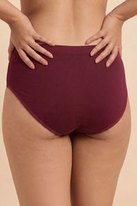 Zivame Medium Rise Full Coverage Seamless Hipster Panty (Pack of 3) - Multicolor — thumbnail 4